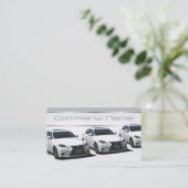 Cartes de visite blancs de Lexus (Debout devant)