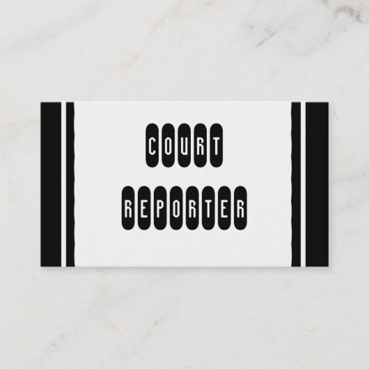 Cartes de visite blancs noirs faits sur commande (Devant)