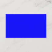 Cartes de visite bleu clair (Dos)