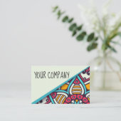 Cartes de visite Bleu-Modifiés la tonalité de (Debout devant)