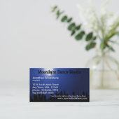 Cartes de visite bleus de clair de lune, studio de (Debout devant)