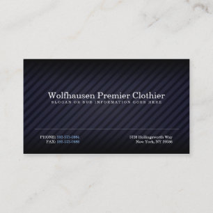 Cartes de visite bleus de costume d'Armani