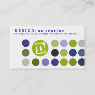 Cartes de visite [bleus] de DESIGNInnovation