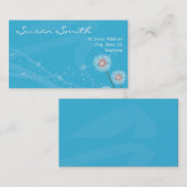 Cartes de visite bleus de Whispy (Devant / Derrière)