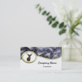 Cartes de visite bleus d'empaillage de camouflage (Debout devant)