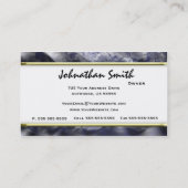 Cartes de visite bleus d'empaillage de camouflage (Dos)