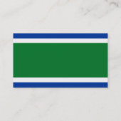 Cartes de visite bleus et verts (Dos)
