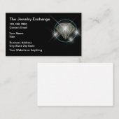 Cartes de visite Bling de magasin de bijoux Classy (Devant / Derrière)