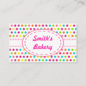 Cartes de visite Bonbons Brillants Points (Devant)