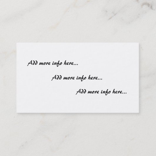 Cartes de visite botaniques de fruit de fleur de (Dos)