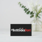 Cartes de visite - #BothSidesDont (Debout devant)