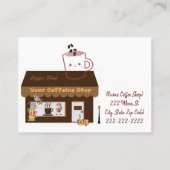 Cartes de visite, Boulangerie Café (Dos)