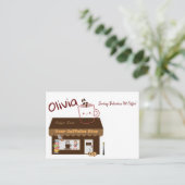 Cartes de visite, Boulangerie Café (Debout devant)