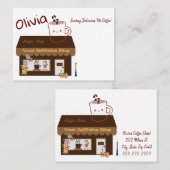 Cartes de visite, Boulangerie Café (Devant / Derrière)