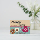 Cartes de visite, Boulangerie de haricots à café (Debout devant)