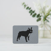 Cartes de visite Bouledogue Français (Debout devant)