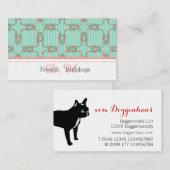 Cartes de visite Bouledogue Français (Devant / Derrière)