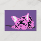 Cartes de visite Bouledogue français (Devant)