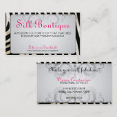 Cartes de visite Boutique-Chics de Flourish de (Devant / Derrière)
