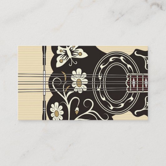 Cartes de visite Bouzouki (Dos)