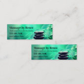 Cartes de visite branchés de massage double face (Devant / Derrière)