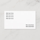 Cartes de visite branchés Glitzy Bling Jeweler (Dos)