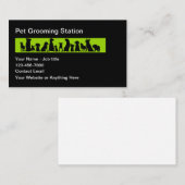 Cartes de visite branchés pour animaux de compagni (Devant / Derrière)