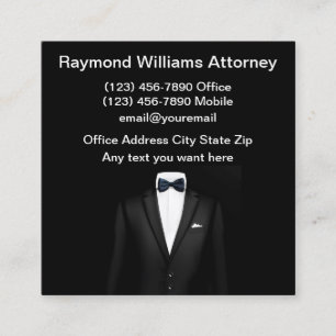 Cartes de visite brillantes pour Avocat élégant