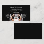 Cartes de visite brillantes pour entraîneur person (Devant / Derrière)