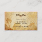 Cartes de visite bronzages de slogans de jet (Dos)