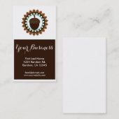 Cartes de visite Brown de coutume de joint de (Devant / Derrière)