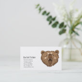 Cartes de visite Brown de grizzly (Debout devant)