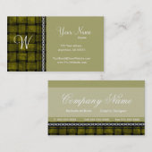 Cartes de visite Brown élégants d'armure (Devant / Derrière)