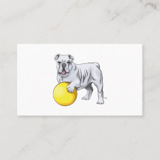 Cartes de visite Bulldog personnalisés