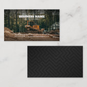 Cartes de visite Bulldozer personnalisables (Devant / Derrière)