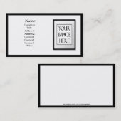 Cartes de visite - cadre de tableau noir (tapis (Devant / Derrière)