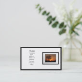 Cartes de visite - cadre de tableau noir (tapis (Debout devant)