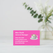 Cartes de visite Café (Debout devant)