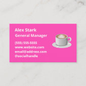 Cartes de visite Café (Devant)