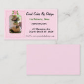 Cartes de visite Cake Baker (Devant / Derrière)