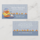 Cartes de visite : : Canard jouant dans l'eau (Devant / Derrière)