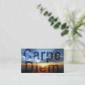 Cartes de visite Carpe Diem (Debout devant)