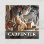 Cartes de visite Carpenter Bold Modern (Devant)