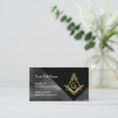 Cartes de visite carré et Compass pour les francs- (Debout devant)