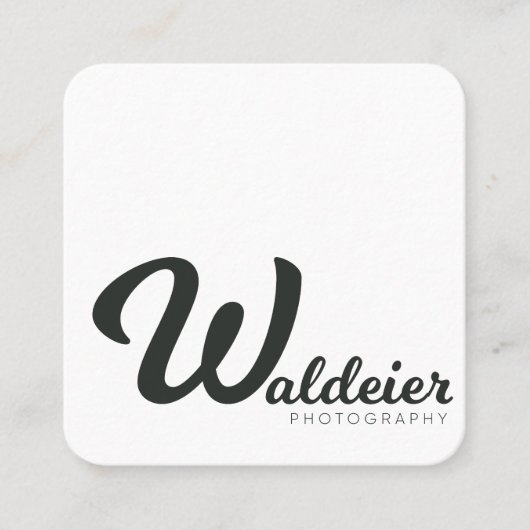 Cartes de visite carrés (Devant)