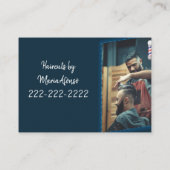 Cartes de visite, Cartes de visite Barbershop (Dos)