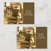 Cartes de visite, Cartes de visite Barbershop (Devant / Derrière)