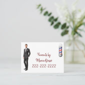 Cartes de visite, Cartes de visite Barbershop (Debout devant)