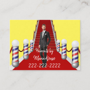 Cartes de visite, Cartes de visite Barbershop