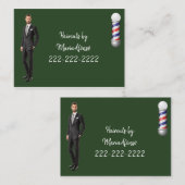 Cartes de visite, Cartes de visite Barbershop (Devant / Derrière)